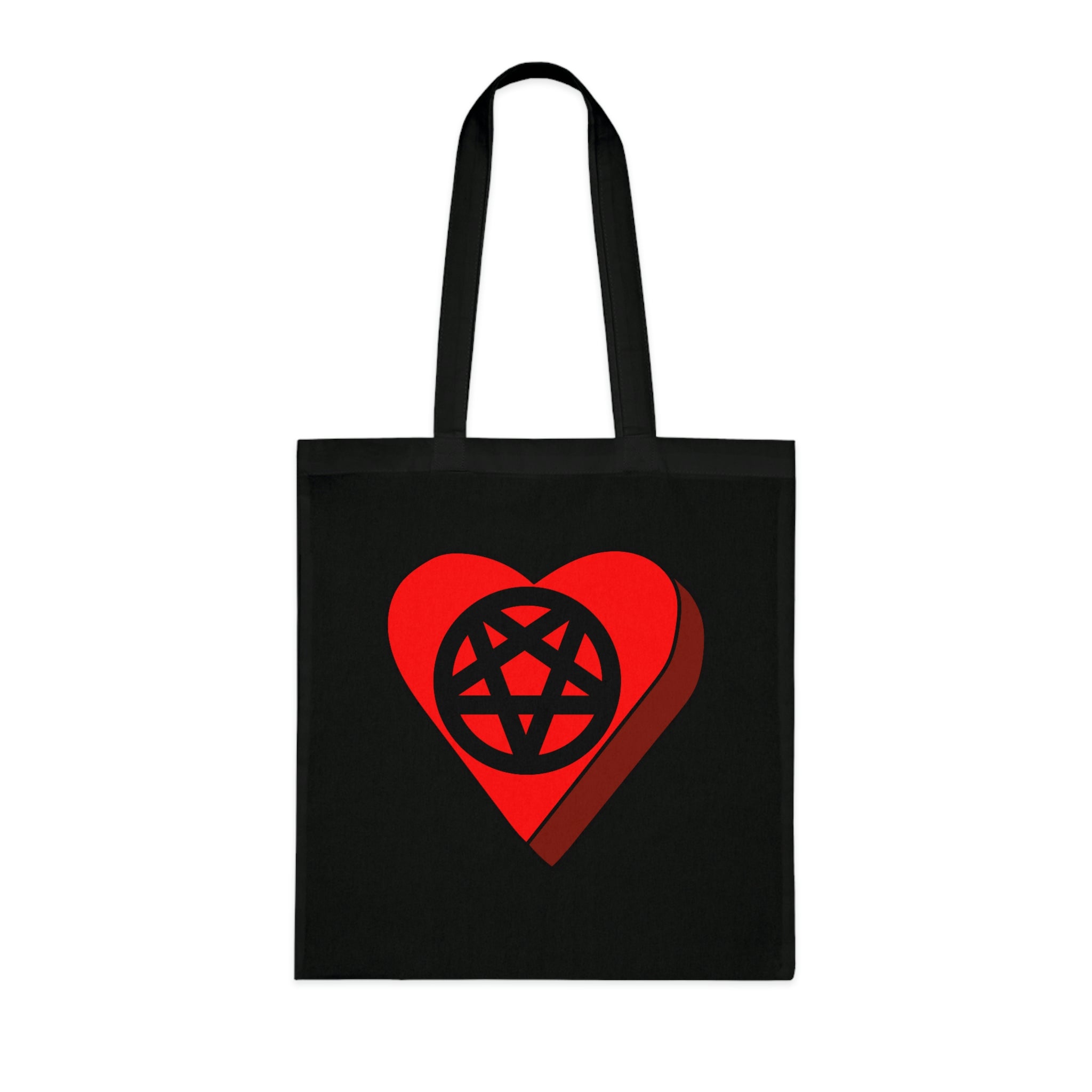 Pentagram Candy Heart Tote Bag – Ryan Elizabeth Art, LLC