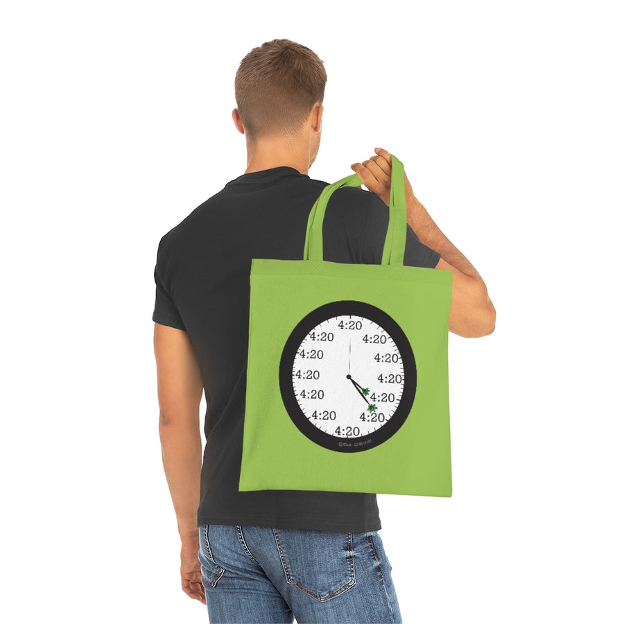 4:20 Clock Tote Bag