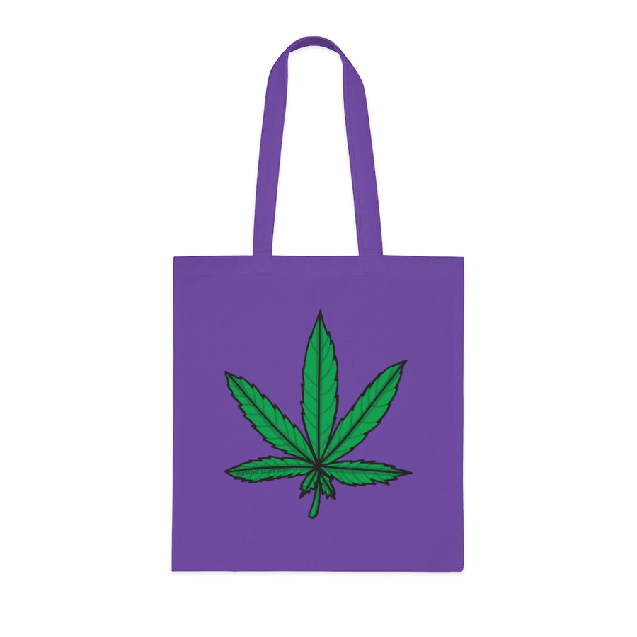 Weed Leaf Tote Bag