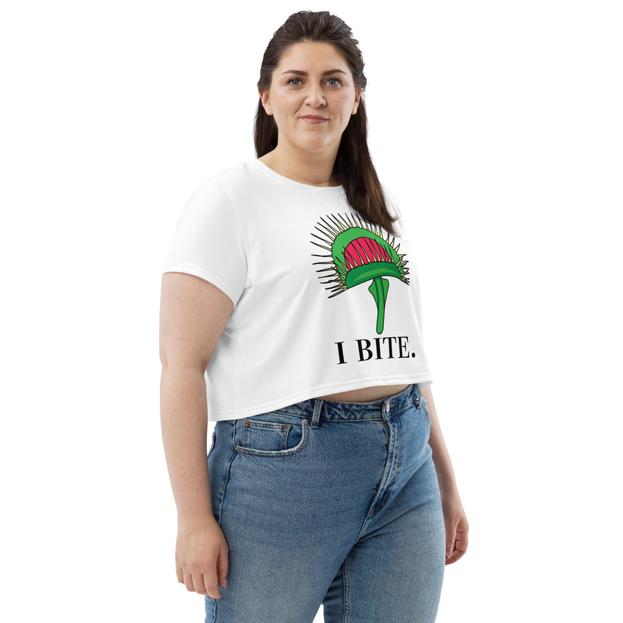 I Bite. Crop Top