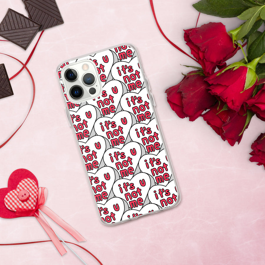 It's U Not Me Candy Heart iPhone Case